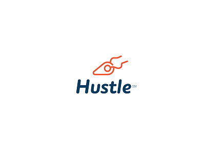 Hustle branding design location logo minimal pin sell simple tag