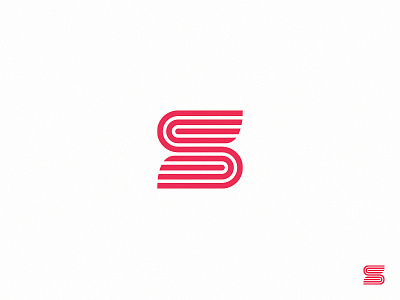 S book identity letter lines logo mark s symbol symmetry two