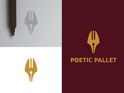 Restaurant Concept @andrepicarra branding design fork geometrical shapes icon identity logo pen sketch