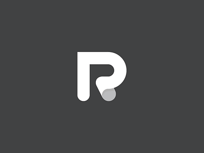 PR Logo Exploration @andrepicarra brand design identity initials logo logotype monogram pr shadows symbol type