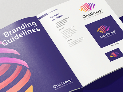 Vision Brandbook Guidelines brandbook branding colorful one