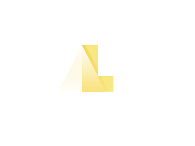 L + Light Logo concept for a creative group genesys gradient icon l l monogram letter light logo mark yellow