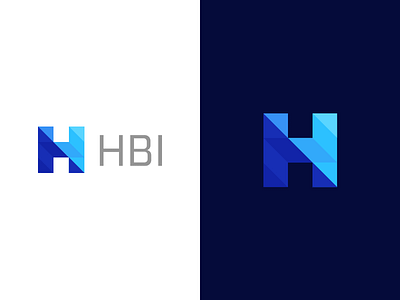 HBI - Logo Design @andrepicarra blue branding h logo hbi identity letter lettermark logo monogram