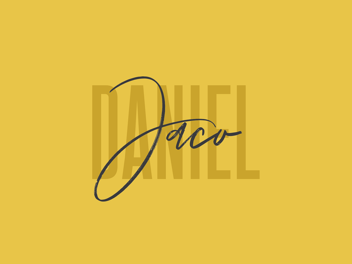 DJ Duo Font Logo by André Piçarra on Dribbble