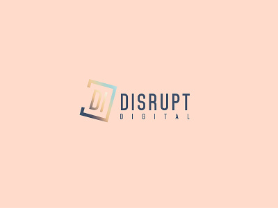 Disrupt Digital logo brand and identity branding design graphic design logo