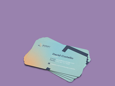 Disrupt Digital brand and identity branding business card business card design business cards businesscard design graphic design logo mockup mockup design