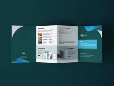 Maa Chemicals Brochure leaflet design brochure design brand and identity graphic design design branding