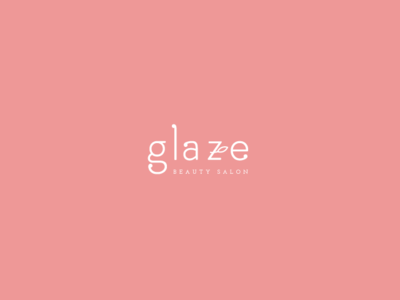 Glaze Logo beauty salon beauty logo logos logodesign logo brand and identity graphic design design branding
