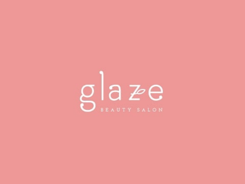 Glaze beauty salon beautysalon logoidentity brandidentity brand logobranding logodesign logo