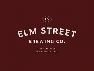 Tour of Terror | Elm Street Brewing Co. badge beer branding brewery brewing elm street logo mark october tour of terror type typography zeitung pro