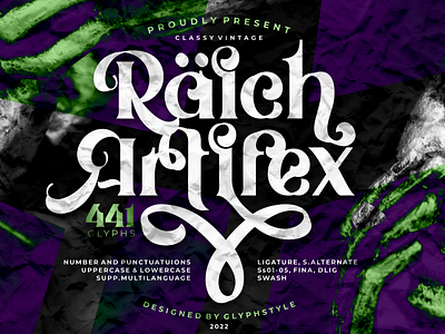 Raich Artifex Classy Vintage Font