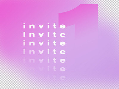 One Dribbble Invitation