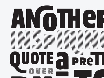 Another Inspiring Quote WIP design graphic design lettering logo quote type typography