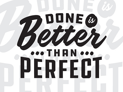 Done Is Better branding font lettering logo type typography