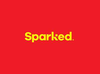 Sparked logotype branding design designstudio logo logotypedesign typography visualidentity