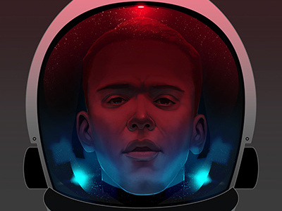 Man Of The Year astronaut helmet hip hop logic rap space stars