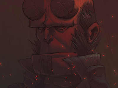 Hellboy bprd hellboy mignola sketch