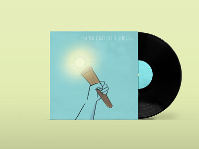 Vinyl Mockup Send me the light