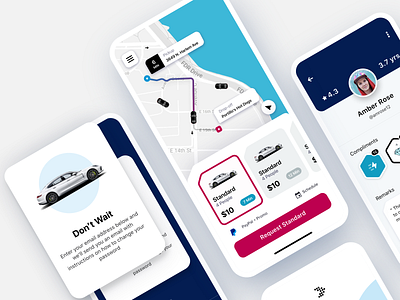 Rideshare App calibrate software mobile app design rideshare travel app user experience design user interface design