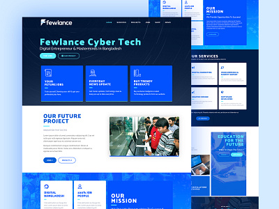 Fewlance Website Design design elementor elementor pro landing page web design web page design website design wordpress wordpress design