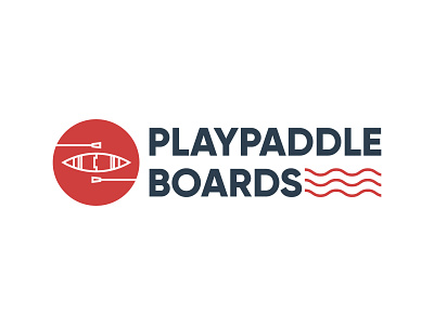 PlayPaddleBoards Logo Design branding design illustration logo logo design logo designs logos typography vector