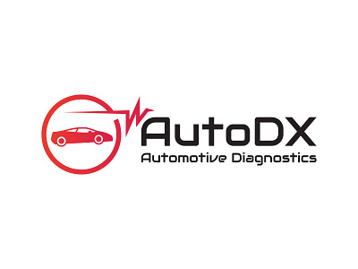 AutoDX Logo Design automotive brand identity branding design icon illustration logo logo design typography vector