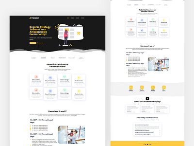Amzpanel Website Design brand identity branding design elementor elementor pro logo design ux web website design wordpress design