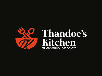 Thandoe's kitchen Logo Design best brand mark branding design design inspiration designer graphic design icon identity illustrator logo logo designer logo inspiration logo maker logo mark logo type logos mark simple vector