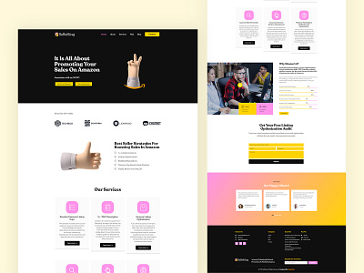 SellsKing Web Design app brand identity branding design elementor elementor pro minimal ui ux web