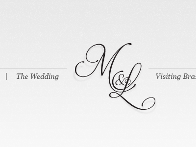 Wedding logo and navigation logo monogram navigation wedding