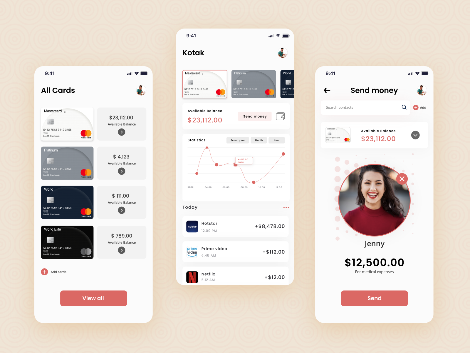 Transaction App by Prithviraj - UX Designer on Dribbble