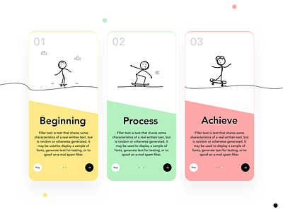 Onboarding screens