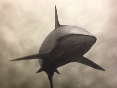 Shark Painting oil painting shark
