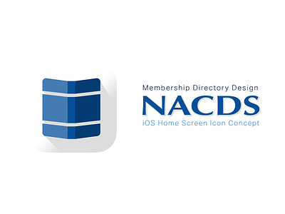 Membership Directory Design book directory icon ios logo