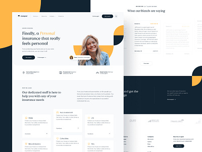 Gaspar Insurance / Product Page insurance personal ui ui design ux web design