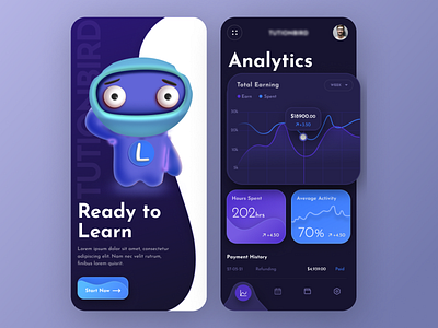 Educational App Analytics Design | Dashboard Design