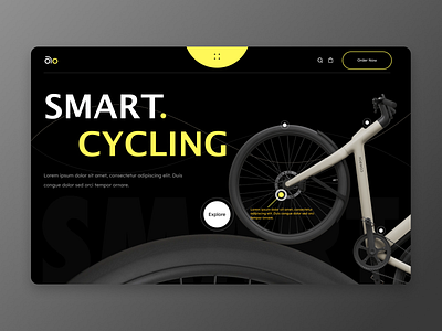 Smart Cycling Web App Design landingpaagedesign presentation design smartcycle smartcyclingappdesign ui ui design user experience webappdesign webuidesign