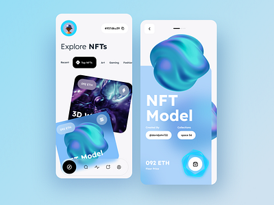 NFT Marketplace Mobile App
