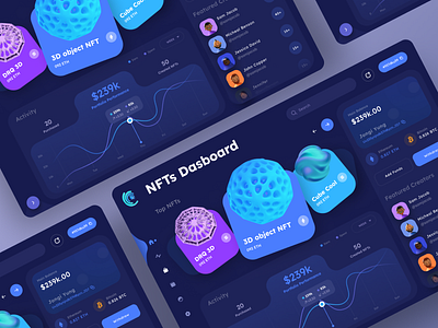 NFT Dashboard Design | NFT Marketplace Design by MW Design Strategies ...