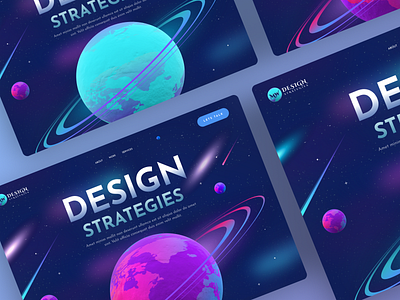 Creative Space Website Design Figma | 3D Web App Design