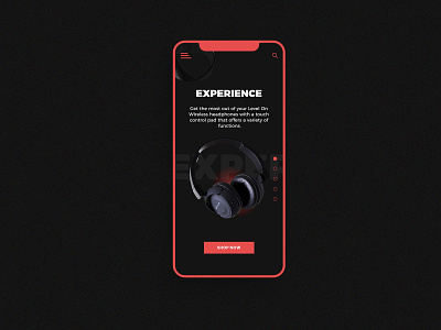 Experience - Mobile app design design ui