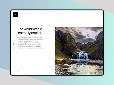 Iceland - Reykjavík iceland ui ux webdesign