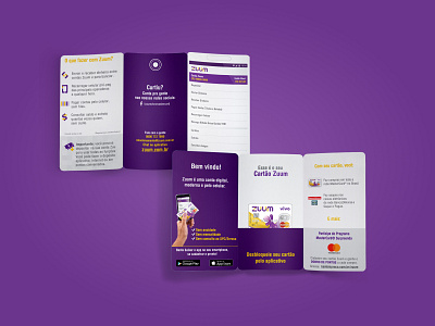 Trifold branding graphic design print design