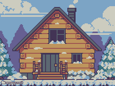 Winter cabin