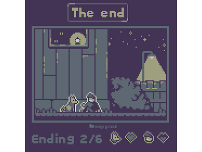 The end 16bit 8bit design environment design gameart pixel pixel art pixelart retro sprite