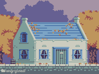 English Cottage 8bit architecture artwork design designs environment design game art game design gameart illustration pixelart