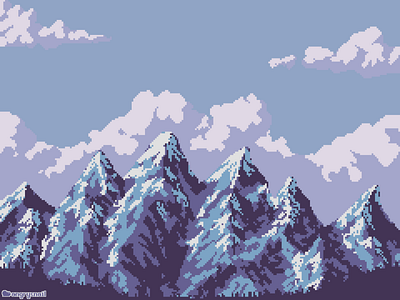 Mountains by angrysnail on Dribbble