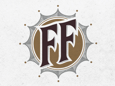 FF Icon circle crest crown icon illustrator vector