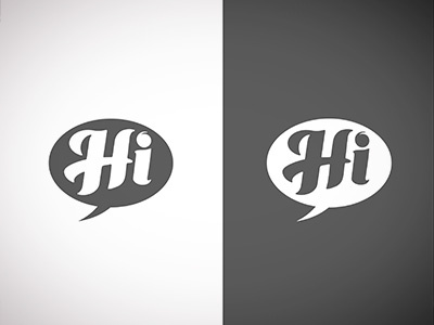Hi handlettering hello lettering sticker type