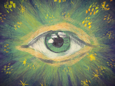 Eye digital painting eye impressionist kylebrushes mystic